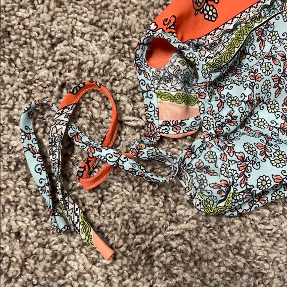 Lulus Boho Print Orange Button Romper Jumpsuit - Picture 7 of 11
